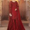 Maria B Ruby Red Net Collection Master Replica