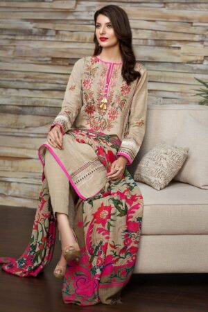 Khaadi replica Khaddarstitched suit embroidered Salwar Kameez  to clear £23 