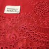 Mushq Embroidered Red Lawn Replica - Image 5