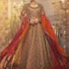 Maria B Vintage Gold Organza Master Replica