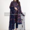 Bareeze Floral Spark Chiffon Replica
