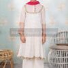 Maria B Kids White Chiffon Replica