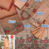 Designer Peach Lawn Replica