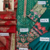 Baroque Green Chiffon Wedding Replica