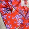 Designer Orange Swiss Lawn Dress