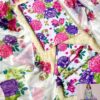 Designer White Multicolor Lawn Replica