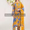 Designer Yellow Swiss Lawn Dress