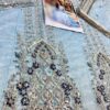 Azure Muskan Blue Maxi Net Replica