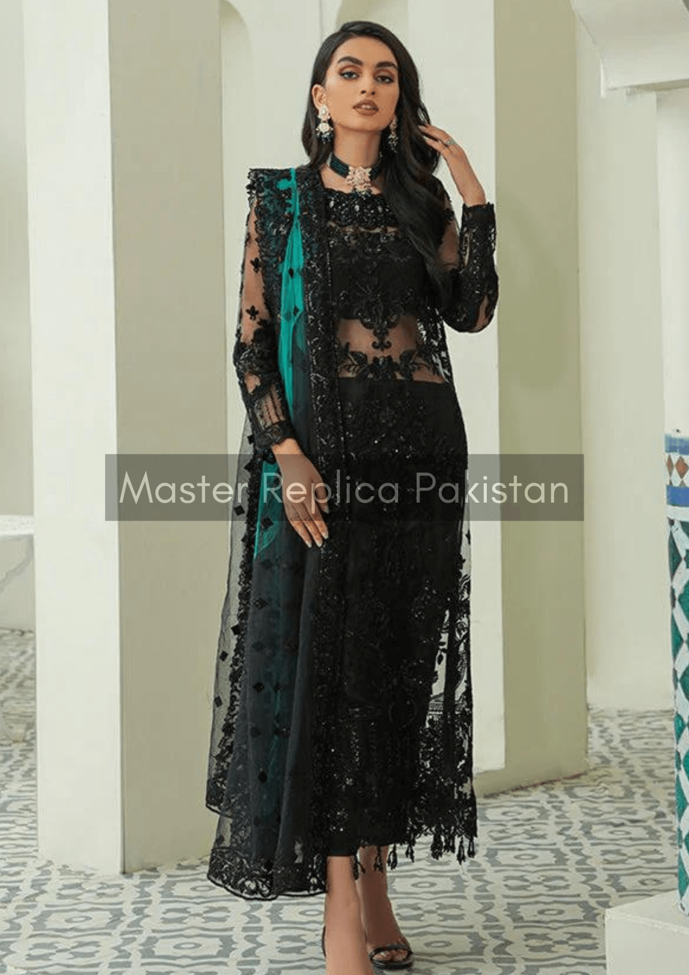 Elegant Girls Pakistani Dress In Black Color #PF151 | Pakistani dress  design, Pakistani dresses, Elegant girl