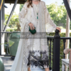 Maria B EL-23-02-Off White Cotton Replica