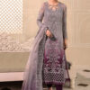 Maria b Plum BD-2605 Organza Replica