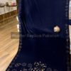 Latest Floral Cut work Velvet Shawl