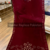 Latest Floral Cut work Velvet Shawl