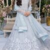 Azure Muskan Blue Maxi Net Replica