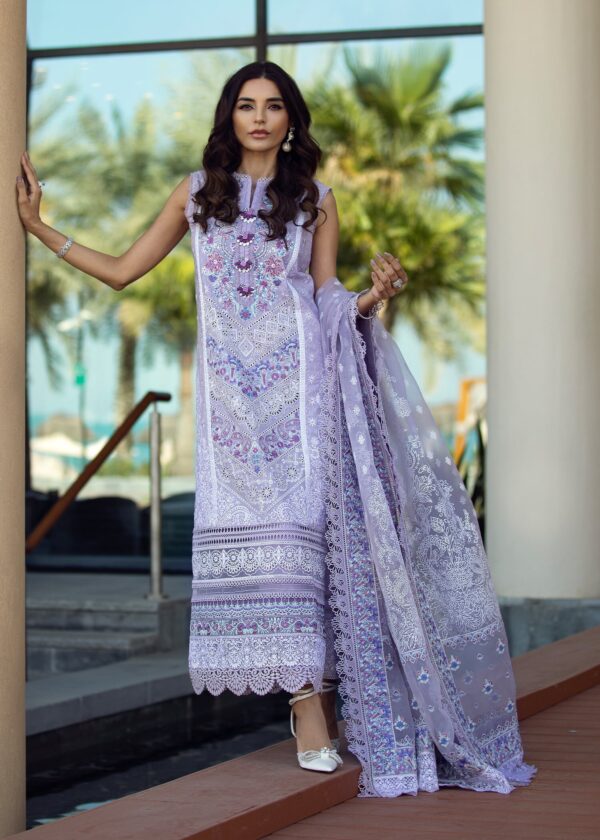 Kanwal Malik Lavender Lawn Replica