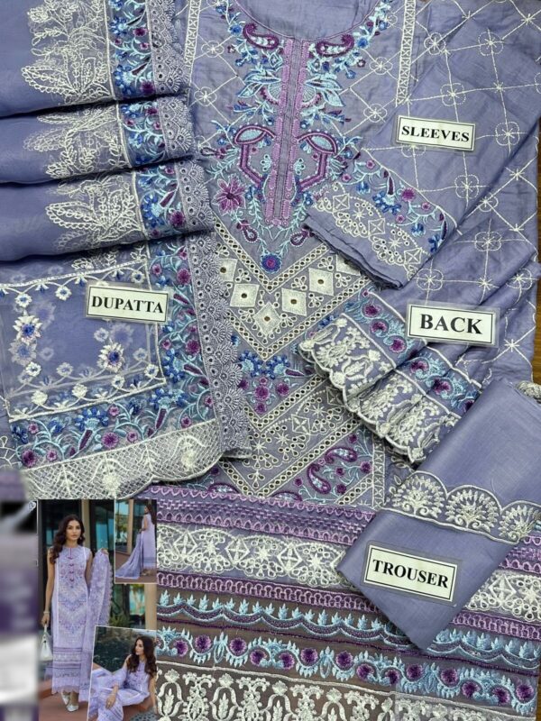 Kanwal Malik Lavender Lawn Replica