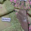 Imrozia S-1031 Olive Moss Organza Replica