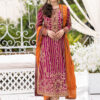 Farah Talib Azin Magenta Chiffon Replica