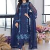 Azure Frisky Waves Chiffon Replica