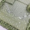 Asim Jofa Chiffon Mint Green Replica