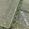 Asim Jofa Chiffon Mint Green Replica