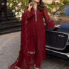 Azure Vibrant Ruby Chiffon Replica