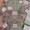 Designer Mint Green Crinkle Chiffon Replica - Image 2