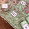 Designer Mint Green Crinkle Chiffon Replica - Image 4