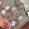 Designer Mint Green Crinkle Chiffon Replica - Image 3
