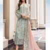 Designer Mint Green Crinkle Chiffon Replica