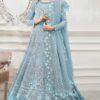 Maria b Blue Net Maxi Replica