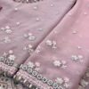 Maria b MPC-23-105 Chiffon Saree Replica - Image 4