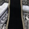Designer Black And Maroon Velvet Shawl