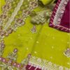 Asim Jofa AJZS-06 Semi Pure Chiffon Replica - Image 3