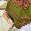 Designer Green Dhanak Replica - Image 2