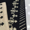Designer Black And Skin Dhanak Replica - Image 4