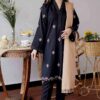 Designer Black And Skin Dhanak Replica