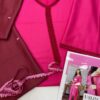 Designer Pinkish Dhanak Replica - Image 3