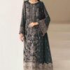 Flossie Bottle Green Semi Pure Chiffon Replica