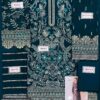 Flossie Bottle Green Semi Pure Chiffon Replica - Image 2