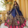 Kashee Blue Net Bridal Replica