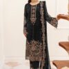 Ramsha Black Chiffon Replica