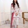 Farida Hassan White Lawn Replica