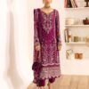 Gulaal Purple Chiffon Replica