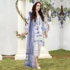 Farida Hassan White Floral Lawn Replica