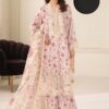 Maria b Pink Floral Lawn Replica