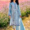 Designer Ice Blue Lawn Replica