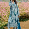 Designer Grey Floral Lawn Replica