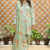 Farida Hassan Aqua Floral Swiss Lawn Replica