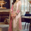 Designer Peach Organza Replica